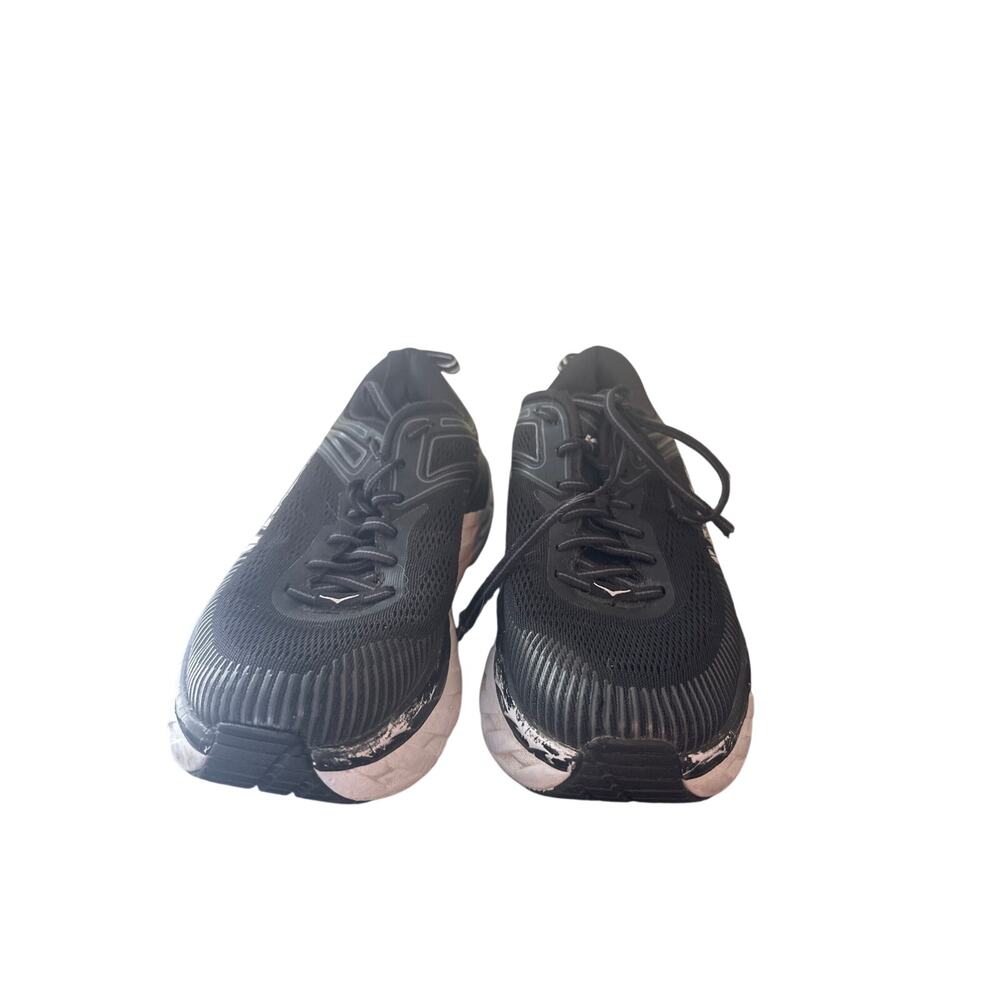 Hoka One One Bondi 7 running shoes in a black and white colorway Us 8.5 - Picture 2 of 7